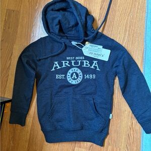 Aruba Hoodie Sweatshirt - Navy Blue - toddler size 2-4